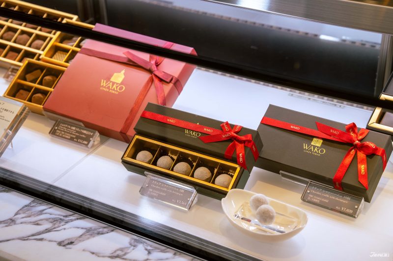 ช็อกโกแลตวางจำหน่ายใน Wako Annex