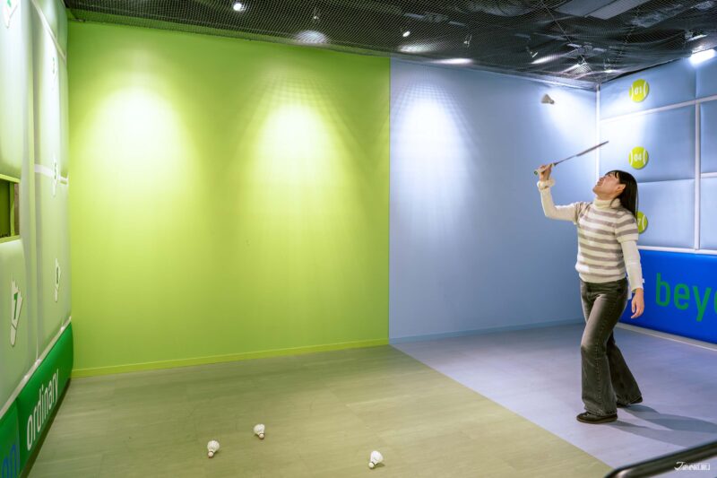 ทดลองไม้แบดมินตันได้ฟรีก่อนซื้อ ที่โชว์รูม Yonex โอซาก้า