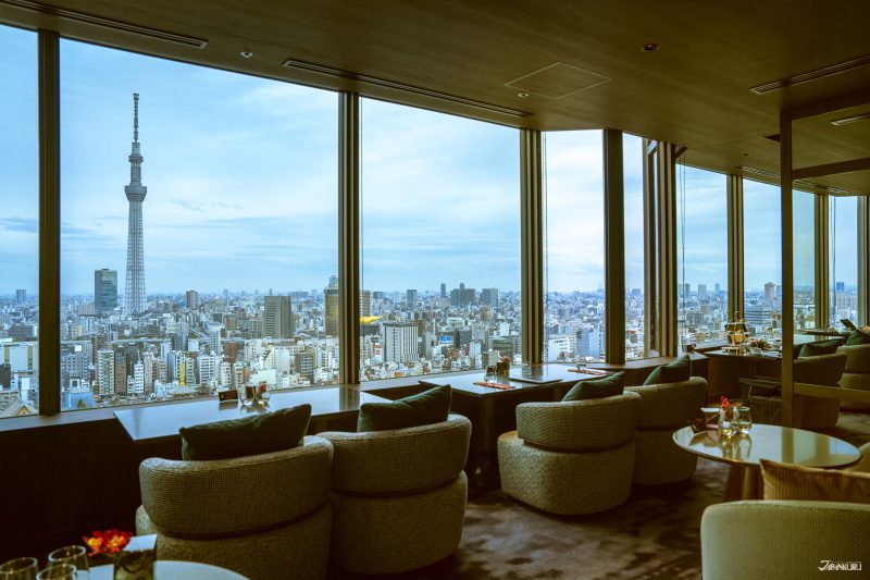 看見晴空塔的下午茶咖啡HANABI