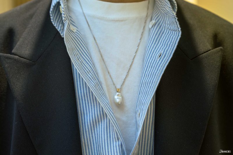 日本巴洛克珍珠項鍊 WSP 男性推薦