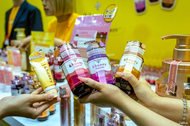 hair products at Don Quijote’s Japanese cosmetics fair: Doncos Festival