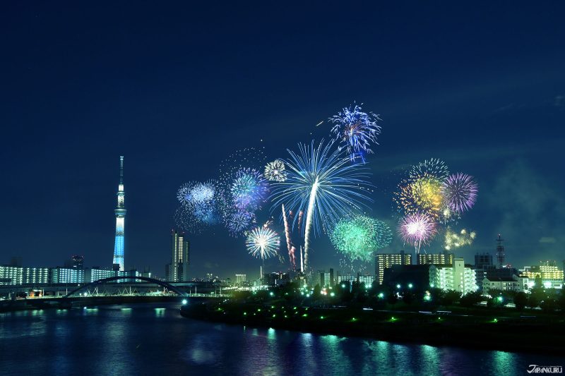 도쿄 축제 스미다가와 하나비