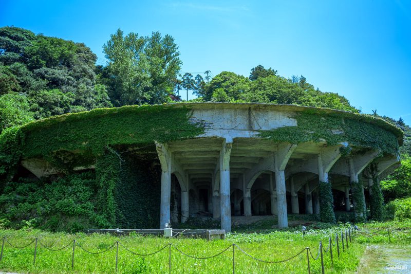 佐渡島景點-北澤浮游選礦場遺跡