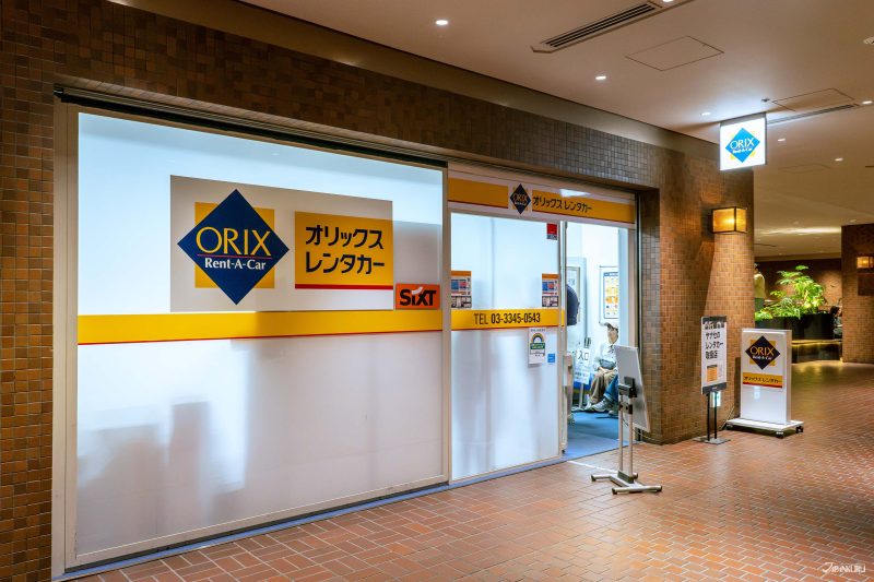เช่ารถเที่ยวญี่ปุ่นที่ Orix rent a car สาขขาชินจูกุ