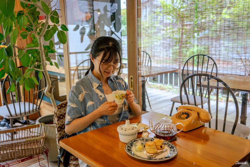 후루유 온천 강변 카페 oriori