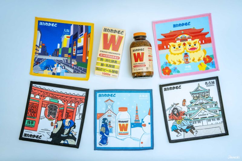 WAKAMOTO日本限定贈品 小手帕