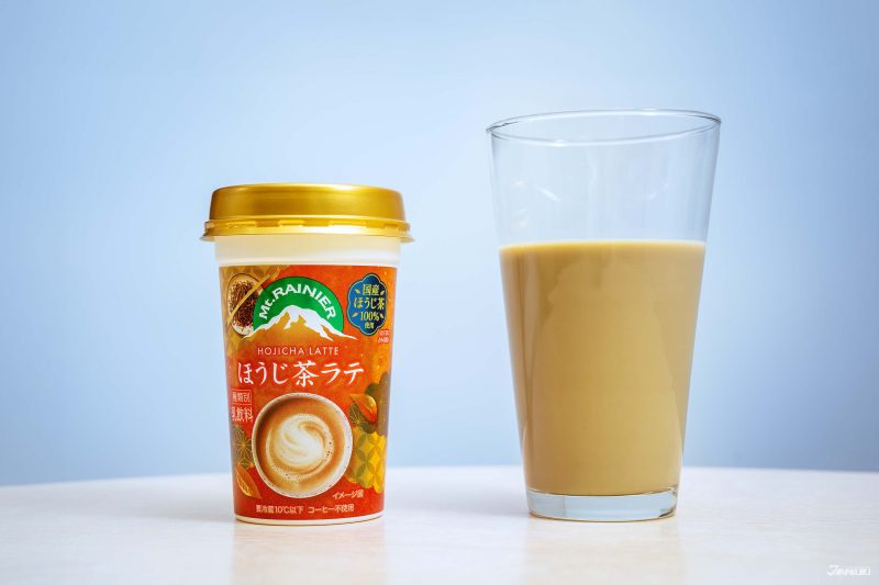마운트레이니어 호지차 라떼, 일본산 볶은 찻잎의 고소한 풍미를 살린 밀크티